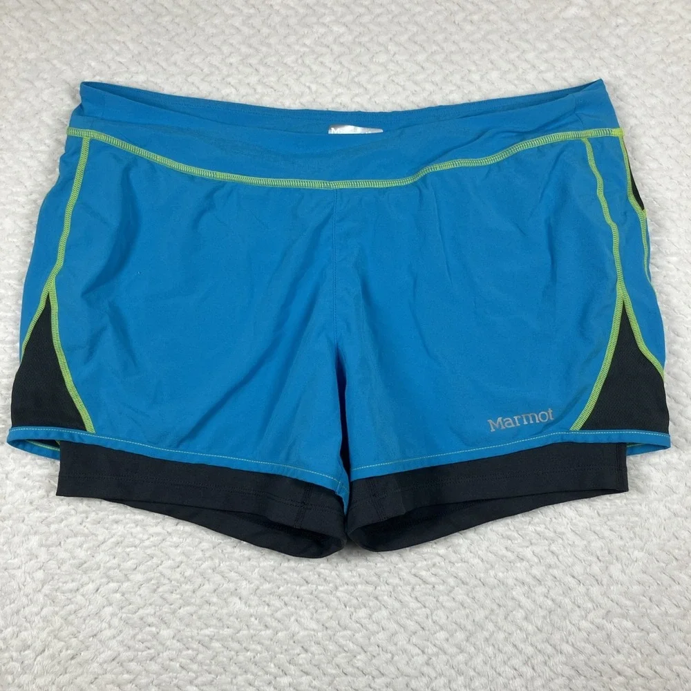 Lot of 2‎ Marmot Shorts Women Lightweight Workout Casual Running Stretch Medium